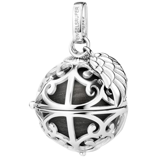 Pendentif Engelsrufer argent et son grelot interchangeable gris protecteur
