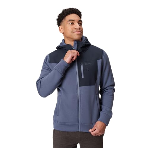 Men's 100% Merino Fleece Jacket By Woolly | RWS Certified | Soft Weather-Ready Warmth, Seattle Designed