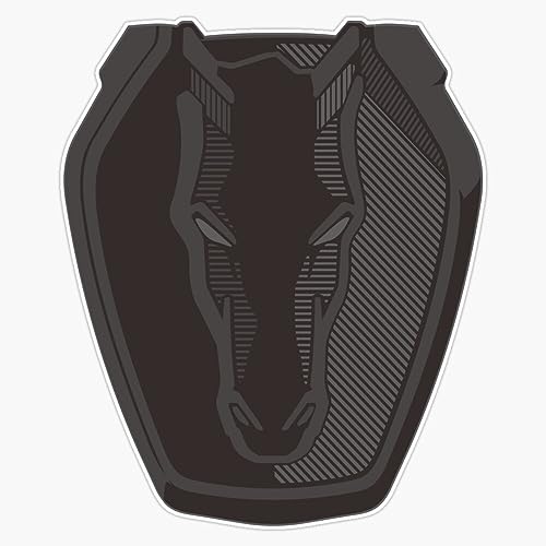 Dark Horse 2024 Mustang Badge Bumper Sticker Vinyl Decal 5"