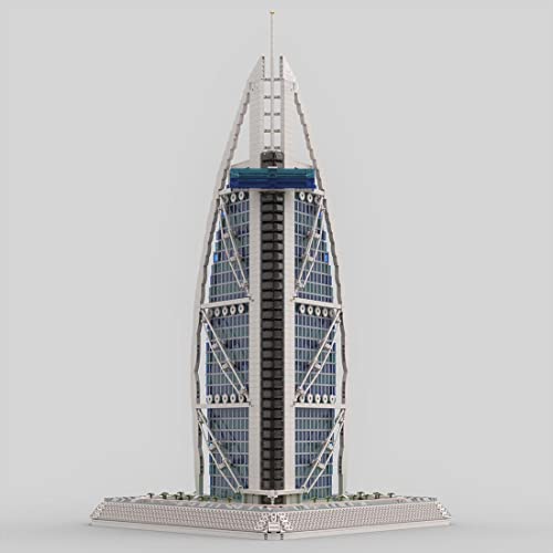 CIAMI Burj Al Arab Gebäude Bausteine MOC-113482, Weltberühmte Architektur Klemmbausteine Bausatz, Haus Modular Building… – Bild 7