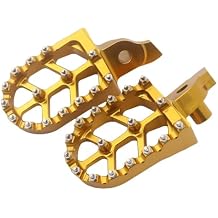 Motorcycle Footrests for RMZ250 RMZ450 2005 2006 2007 2008 2009 Motorcycle Footrest Footpegs Foot Pegs RestsYellow