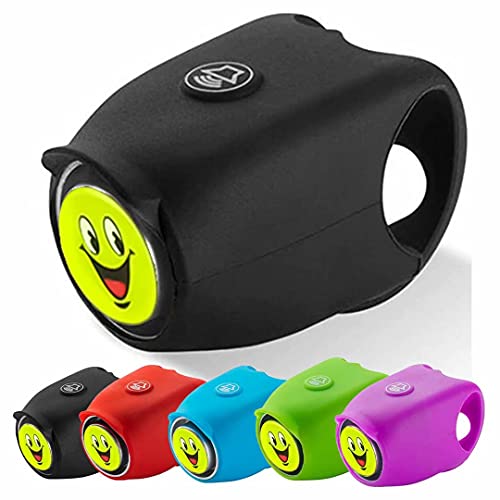 MOFOPAKOO Electric Bike Horn 120 dB 6 Sound Modes Bicycle Horn Loud Bike Bells for Adults＆Kids Waterproof Electric Bicycle Bells Cycling Bells