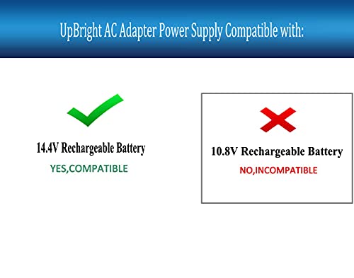 UpBright 2-Prong AC Adapter Compatible with Bissell Pet Hair Eraser 14V Lithium Ion Cordless Hand Vac Vacuum 14 Volts Li… - Image 4