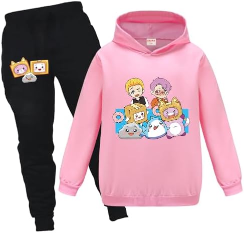 Tuta Bambini Foxy E Boxy OAIXIUR - Felpa Con Cappuccio E Pantaloni Morbidi