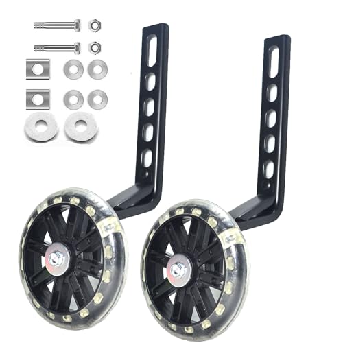 Mutetrain Flash Training Wheels Black