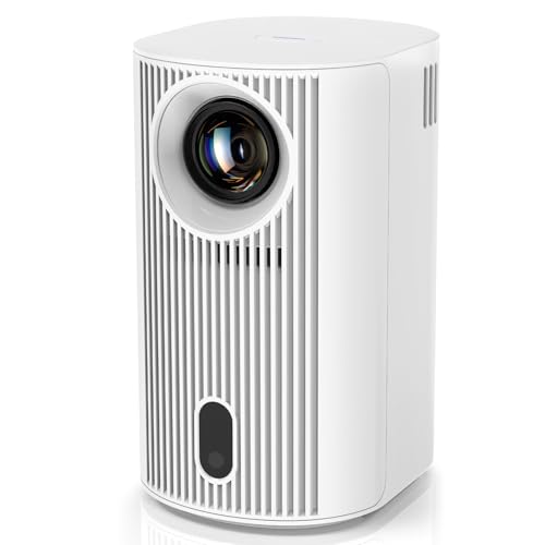 Vidéoprojecteur 4K Mini Projecteur Portable WiFi 6 BT5.4 avec Design Fermé Monobloc, Projecteur...