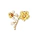 Estatuillas Decoracion Estatuas Decorativas Ramillete Oro Rosa Ramillete Broche Lámina De Oro Rosa Flor Broche Hoja De Oro Insignias Decoración De Ropa-B_Size_of_Picture