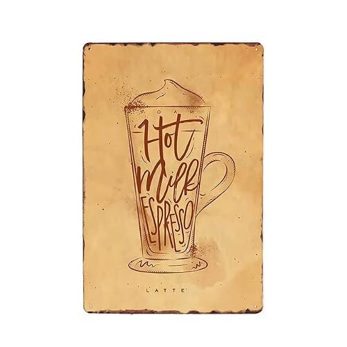 Coffee Metal Tin Sign Retro Vintage Plaque