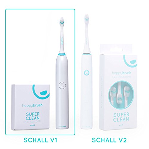 Happybrush Testine Schall V 1, 9 pezzi (nero)