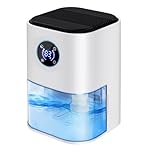 2000ML Dehumidifiers Humidity Setting, Air Purifier Dehumidifier with Touchscreen Control&Night Lights,Quiet Sleep Mode&Auto Shut-Off, Portable and Ultra Quiet for Home, Kitchen, Bedroom, Bathroom