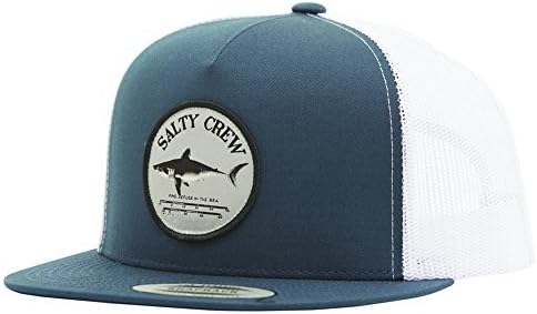 Salty Crew Shark Logo Retro Trucker Hat - Unisex Adjustable Baseball Hat for Adults - Premium Cotton - Image 2