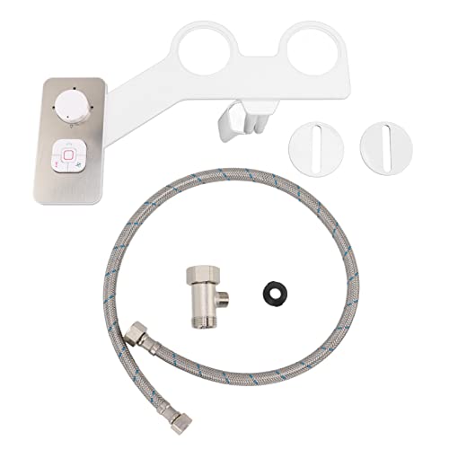 Accesorio del asiento del inodoro delgado bidet no electricidad no eléctrica boquilla auto limpieza femenina bitet bidet accesorio de bidet 7/8 pulgadas ABS ultra delgada para