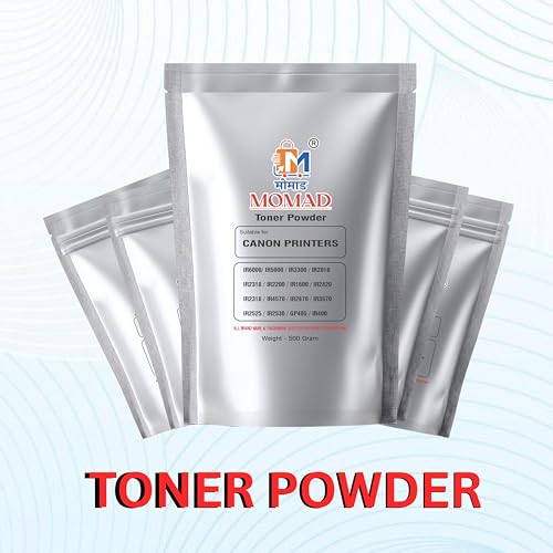 Image of MOMAD Xerox Machine tonner Powder 500G Compatible for IR3300, 2200, 2016, 2018, 2020, 3570, 4570, 5050, 6570, 5000, 6000, 7000, 8000, 2870, 3230, 3225, 5075, 2230, 405, IR400 Black Ink Powder