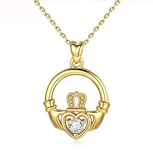 Collier celte argent sterling pendentif quotidien élégant pour soirée et bureau