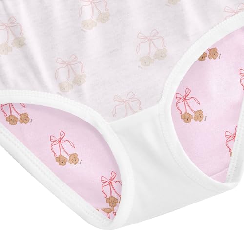 Girls' Underwear Cherry Cotton Stretch Comfort Toddler Panties 5
