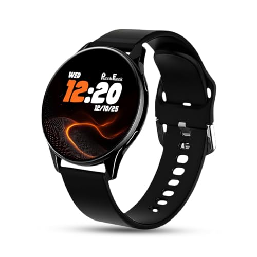 Image of PunnkFunnk Active 2 Smartwatch with 1.39 inch HD Round Display, Bluetooth Calling, Heart Rate & SPO₂ Monitor, 100+ Sports Modes, IP67, Long Battery Life for Men & Women (Black)
