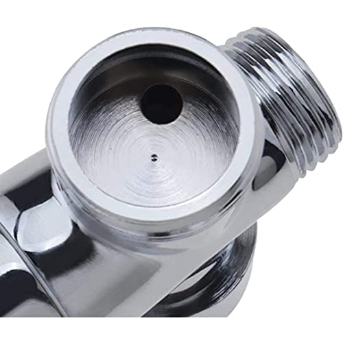 Shower Diverter Valve In Polished Chrome-Plated Brass, T Adapter With 3/4 "And 1/2" Connections With Bsp Thread, For Bathroom, Kitchen Thermostatic Mixer #TOP4