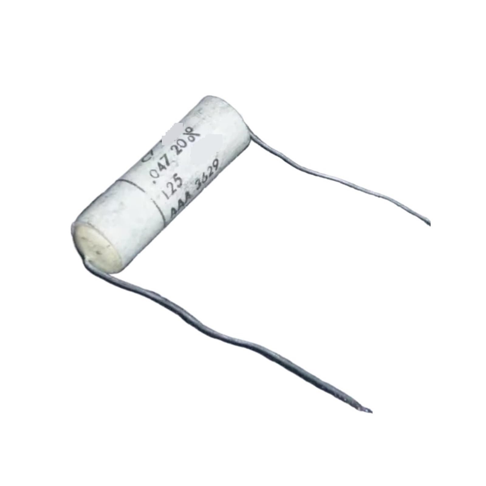 Capacitor 0.047UF 125V AC condensateur cylindrique tubulaire axial