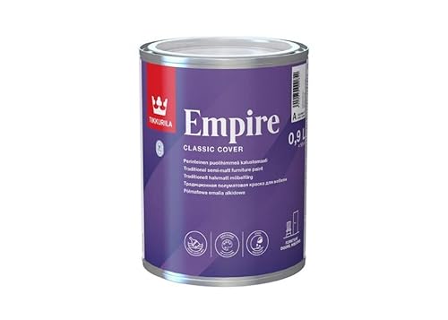 TIKKURILA Empire - Semi-Matt Furniture Paint for Interior Wood - Hard-Wearing & Stain Resistant - 1 Litre