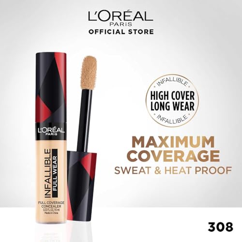 Image of L'Oreal Paris Infallible More Than Concealer, Full Coverage, 308 Vanilla