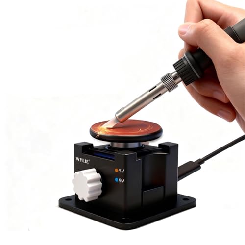 KEhtu Mini Amoladora de Banco, rectificadora eléctrica Multiusos, diámetro de rectificado de 4 cm, 10 000 RPM de Alta Velocidad, para pulir Cuchillas, Tijeras, Metal, Madera, plástico y Jade.