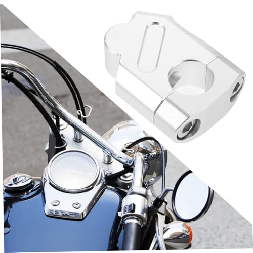 Support ergonomique de guidon argenté pour longs trajets sans fatigue