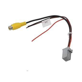 8 Pin for Mitsubishi Outlander ASX GF GG ZJ 2013-2020 Car Radio Stereo OEM Reverse Parking Rearview Back UP Camera Video Input RCA Adapter Converter Female Plug