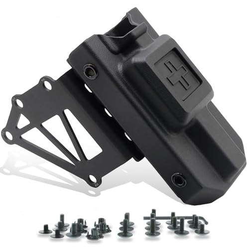 Tactical Holster Adapter Tourniquet Holder Mount, for Qls Quick Locking System Plate and Fork & Safari Holsters Standard 3-Hole Use (Right Hand Use)