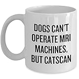 N\A Taza Divertida de radiología Tecnólogo radiológico RAD Tech Gift Radiógrafo Perros y máquinas de resonancia magnética