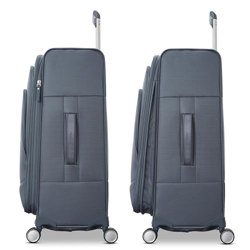 Samsonite UpLIFT Lightweight Softside Carry-On Luggage with Spinner Wheels - Expandable - Airline-Approved, Polyester Soft Suitcase for Ultra Light Travel - Elemental Blue - image 8
