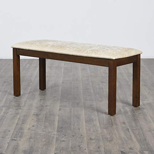 Image of Home Centre Harmony Sia Fabric Dining Bench - Grey
