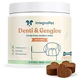 INTEGROPET - Integratore per Pulizia Denti e Gengive Cani Gusto Manzo - Igiene Orale Cane contro Placca, Tartaro e Alito Cattivo