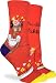 Good Luck Sock Women's Frida Kahlo Socks - Red, Adult Shoe Size 5-9