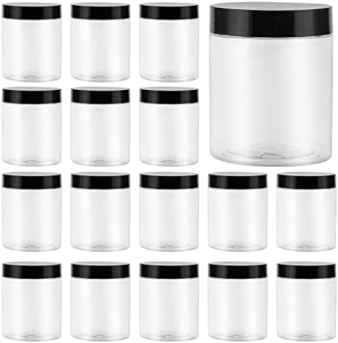 MANCHAP 20 Stück Behälter mit Deckel 300ml, Kunststoff Vorratsdosen ...