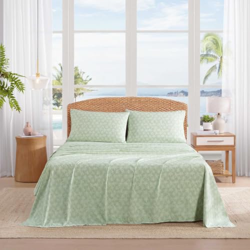 Image of Martha Stewart - Cotton Percale Queen Sheet Set with Pillowcases