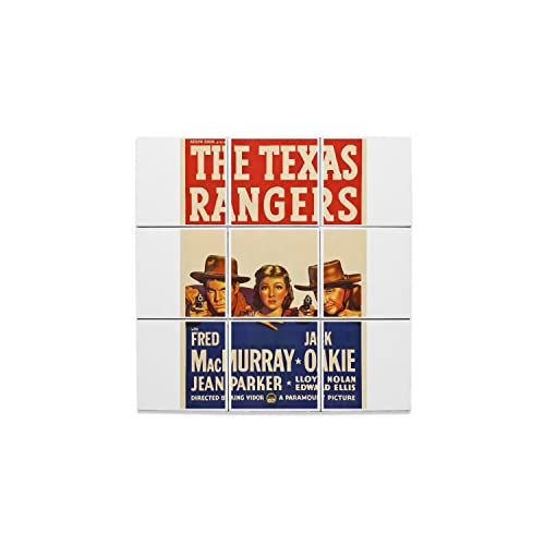 Carreaux Céramique Décoratif Texas Rangers Affiche Retro Agrandissement Mural Vintage