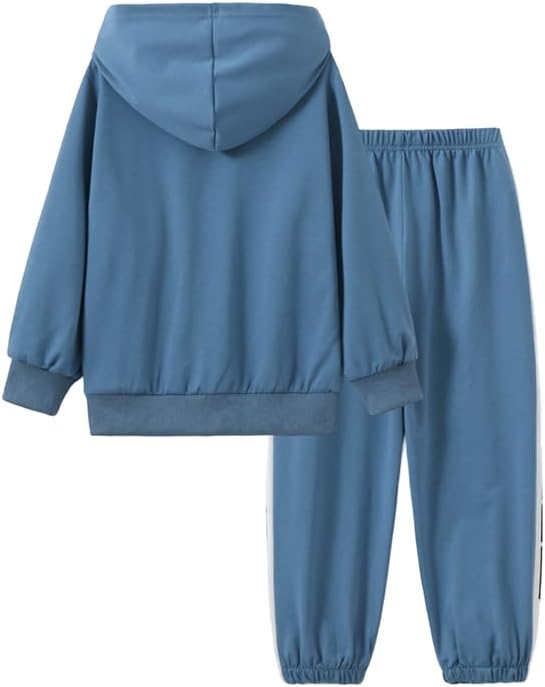 Boys Clothes Pullover Hoodie and Pants Fall Winter Sweatsuit for Kids
