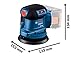 Bosch GEX185-LI Cordless Orbital Sander 125mm 10000rpm 20000opm Solo 18V Li-Ion