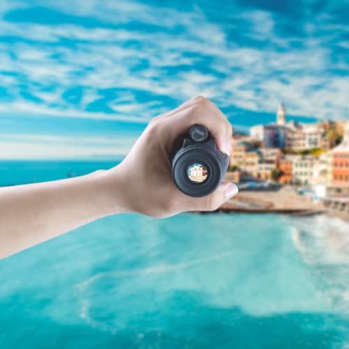 Fernglas Monokular 12×50,EEASTSTORM Fernrohr Erwachsene für Smartphone,Monokular Teleskop mit Phone-Halter und Stativ… – Bild 4