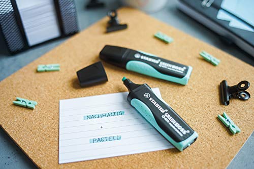Image of STABILO GREEN BOSS Highlighter Pen | 1 Piece | Pastel Touch of Turquoise