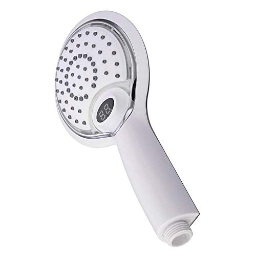 Pommeau de douche 3 couleurs à affichage numérique LED et jet réglable - 3