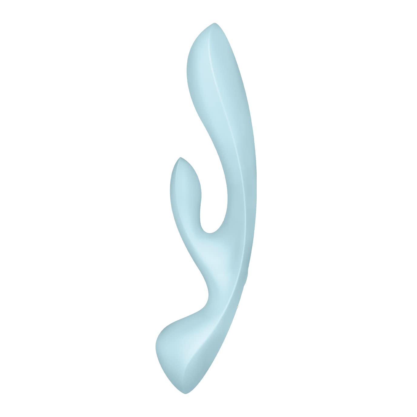 Satisfyer Triple Oh Stimolatore del Punto G e del Clitoride | Vibratore Dildo con 3 Motori | Sex Toys flessibile e impermeabile (IPX7) | 2x12 Programmi di Vibrazione | Sex Toy Blu per Donne