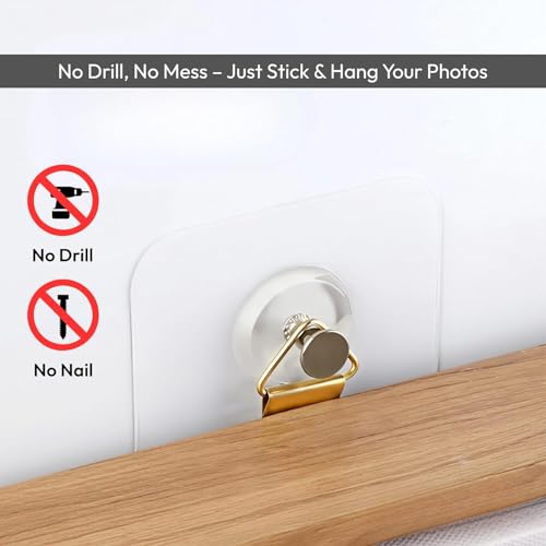 Image of AZARIA 30 Pcs Adhesive Wall Hooks, Heavy Duty Hooks for Wall Hanging, Strong and Self-Adhesive Sticker Hooks for Walls, Transparent Waterproof Wall Hanger Hook (30)