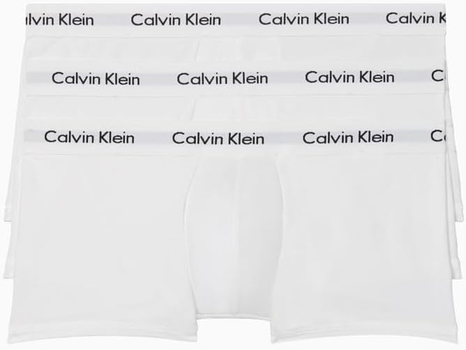 Calvin Klein Men's Cotton Stretch Multipack Low Rise Trunks Trunks (pack of 3)