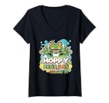 Photo Gallery donna funny frog hoppy leap day febbraio 29 maglietta con collo a v Photo Gallery donna funny frog hoppy leap day febbraio 29 maglietta con collo a v