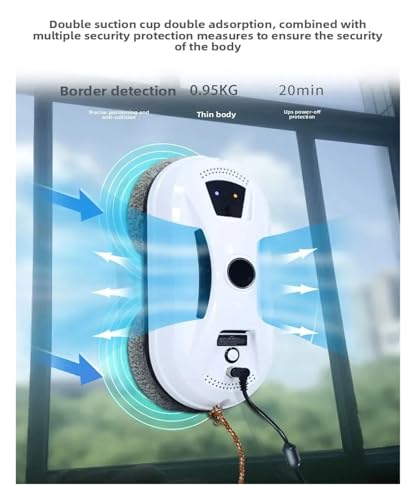 Robot limpiacristales eficiente para ventanas y superficies lisas del hogar 3