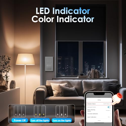 BSEED Zigbee Lichtschalter mit Rolladenschalter, Smart Schalter Unterputz Kompatibel mit Alexa/Google Home/SmartLife, PC Rahmen, benötigt Nullleiter & Zigbee-Gateway, 2 Fach 1 Weg, Grau