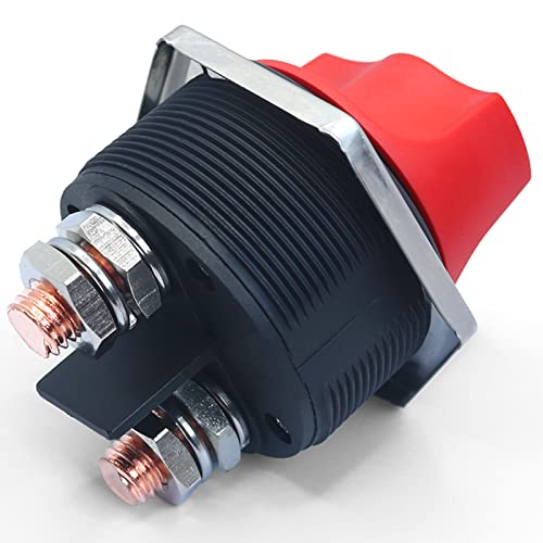 Yvyan Accu-scheidingsschakelaar, batterijhoofdschakelaar, 32 V DC 300 A VERDER 450 A, INT, waterdicht, aan/uit auto-accu… - Afbeelding 4