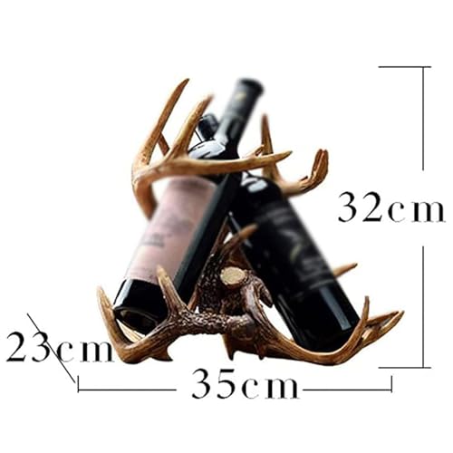 Soporte para botellas de vino con diseño creativo de cuernos miniatura 2