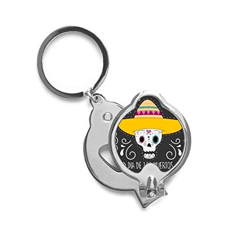 Le jour des morts Ongle Cutter Trimmer Chapeau Crâne Mexique, idée cadeau originale et utile
